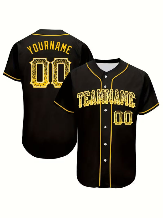 Custom Men's Sports Jersey - Personalized Team Logo, Name & Number